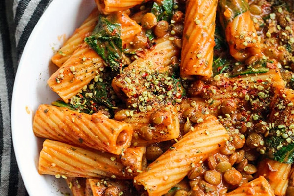 Italy Pasta with Lentils
